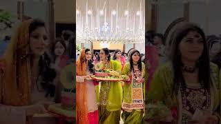 Pakistani wedding Mehndi Entry #shorts