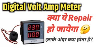Can this be repaired 🤔 Digital Volt Amp Meter Repair | Indkar Experiment