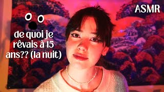 ASMR ִֶ☾₊ je lis mes rêves de quand j'étais ado (lectures immersives🎵)
