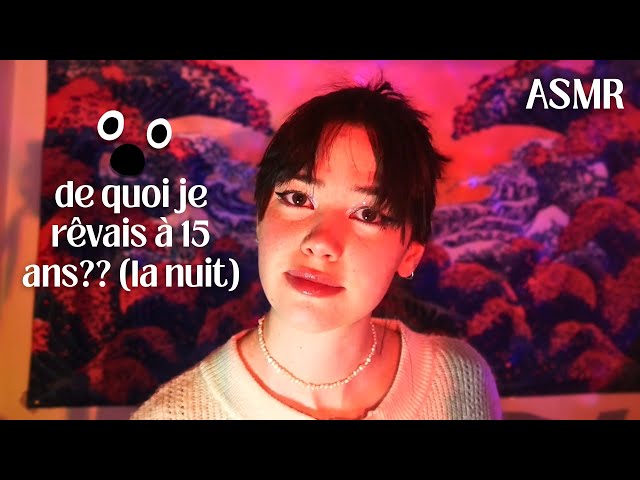 ASMR ִֶ☾₊ je lis mes rêves de quand j'étais ado (lectures immersives🎵)
