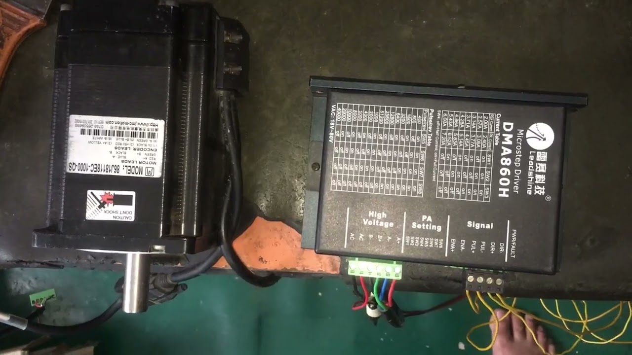 Sửa Microstep Driver Leadshine Model: DMA860H Serial: 1527 Lỗi cháy nổ đầu vào