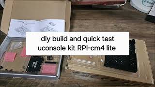 finally! my diy build and quick test uconsole rpi-cm4 lite #uconsole