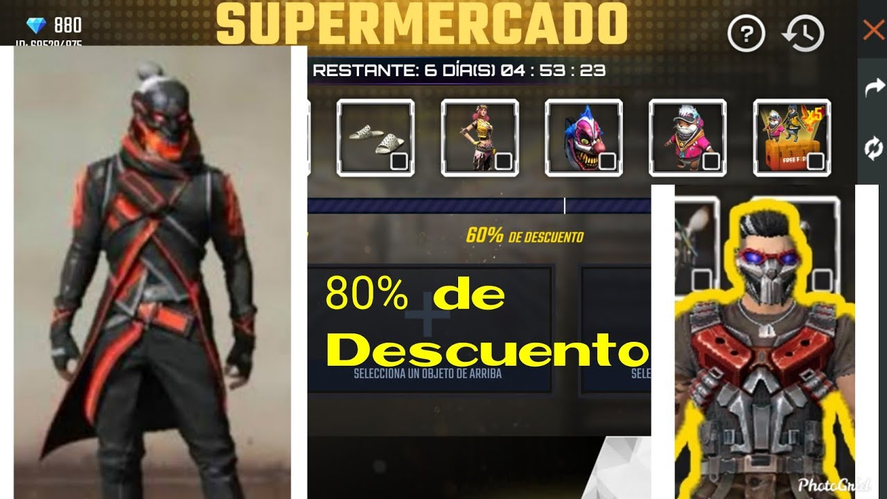 Comprando el (SUPERMERCADO) en Free Fire “Skin Épicas” - YouTube
