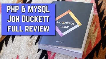 Jon Duckett PHP & MySQL: Server-side Web Development BOOK REVIEW