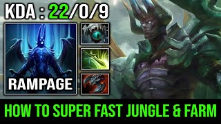 How to Insanely Fast Farm & Jungle Terrorblade with illusion Micro and Perfect Rampage Dota 2