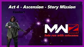 MWZ Act 4 Ascension - Story Mission (Solo) With Cutscenes - Daryl Dixon - MW3 Reboot