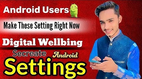 Android Secret Settings || Digital Wellbeing Settings || Best Android Tips 2022 #android