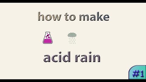 how to make - Acid Rain | tutorial