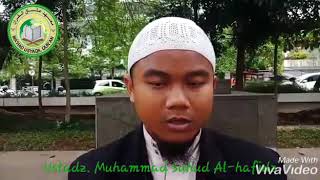 Mempersiapkan remagan dengan baik Ustadz.Muhammad Suhud Al-hafidz