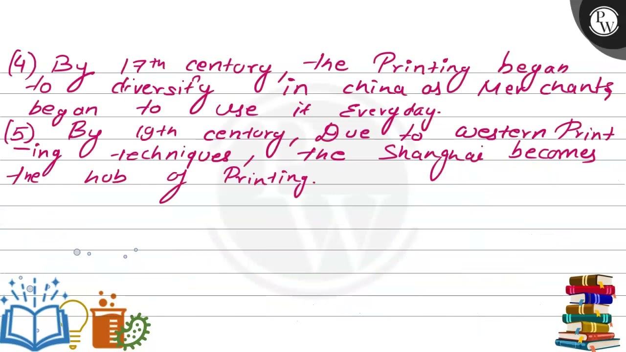 By the 17th century, as urban culture bloomed in China, the uses of print diversified. Explain b...