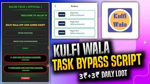 Kulfi Wala App Script | Kulfi Wala App Coin Adder Script | Kulfi Wala App Refer Script | Kulfi Wala