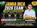 #Jamia_MCA_Exam_2026 | Last Minute Tips| New Exam Pattern | Impetus Gurukul Bhopal | #impetusgurukul