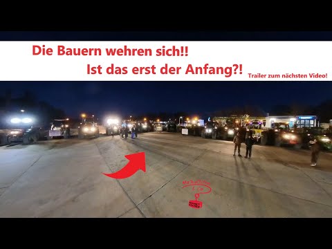 Demonstration der Bauern in Traktorenkolonne am 08.01.2024! | MaScottchen & Co | Berlin | Trailer