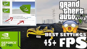 How to FIX GTA 5 stuttering, lag [Low end Nvidia GPU] Solved