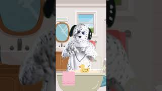 🐶🥁 Danny the Dalmatian Marching to Take a Bath!