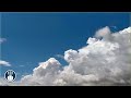 Moving clouds time lapse relaxing video - Background sky clouds video with music