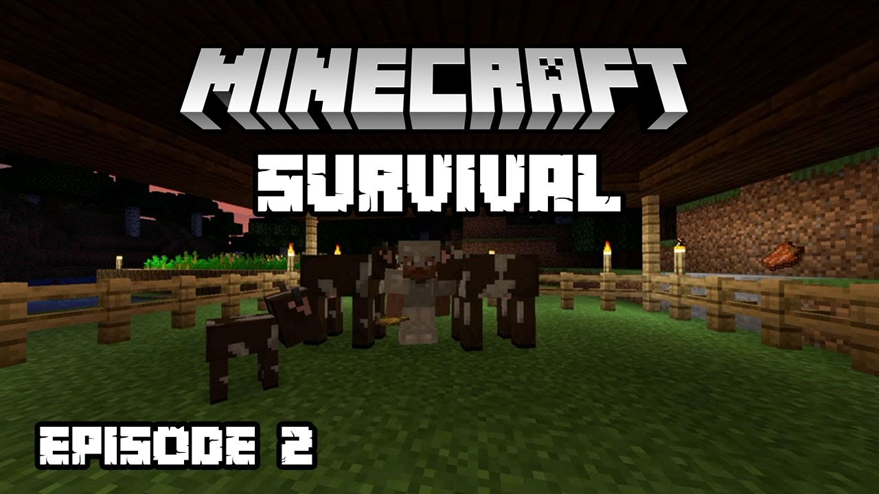 Minecraft Survival - Start Of The Mega Base (Episode 2) - YouTube