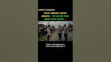 VIRAL‼️ADIK DI PUKUL SAAT DI TILANG POLISI, TNI INI DATANG BIKIN GEGER SATU POLSEK !!  #tni #polisi