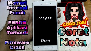 Cara Perbaiki COOLPAD Aplikasi Terhenti, Internal Penuh dan Sering Error, Done Beres hard reset screenshot 1