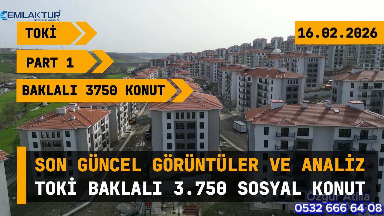 Toki Arnavutköy Baklalı 3750 Sosyal Konut Son Güncel Görüntüler İle Detaylı Analiz Part 1-2-3 olaca