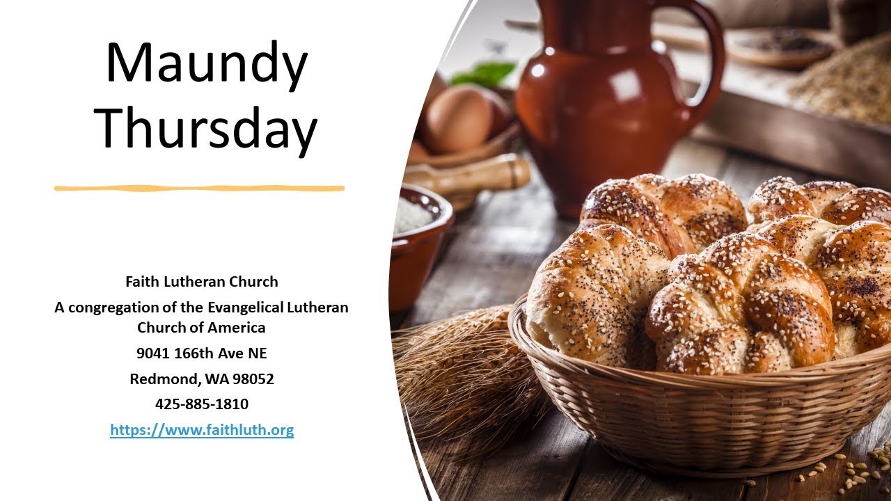 March 28, 2024 - Maundy Thursday