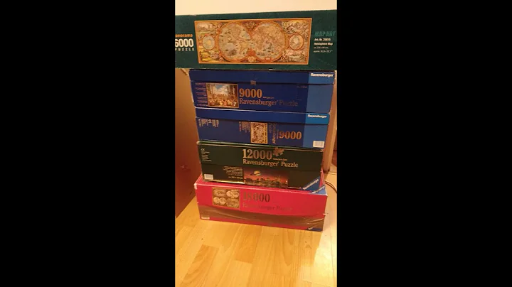 Haul of Big Jigsaw Puzzles 6000 9000 12000 18000 pieces
