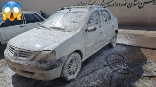 Secrets of great shine for washing a Peugeot L90 car!