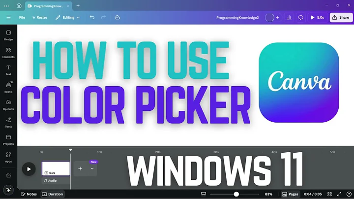How to Use Color Picker in Canva | Match Exact Colors from Image or Brand in Canva (2025 Tutorial)