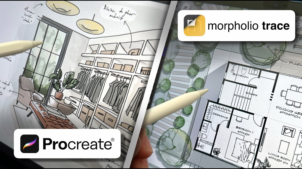 Procreate против Morpholio Trace — ЛУЧШЕЕ приложение для АРХИТЕКТОРОВ и ДИЗАЙНЕРОВ