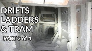 Carlysle Mine (part 3 of 4) - Going Down A Winze - Climbing Ladders To Upper Stopes