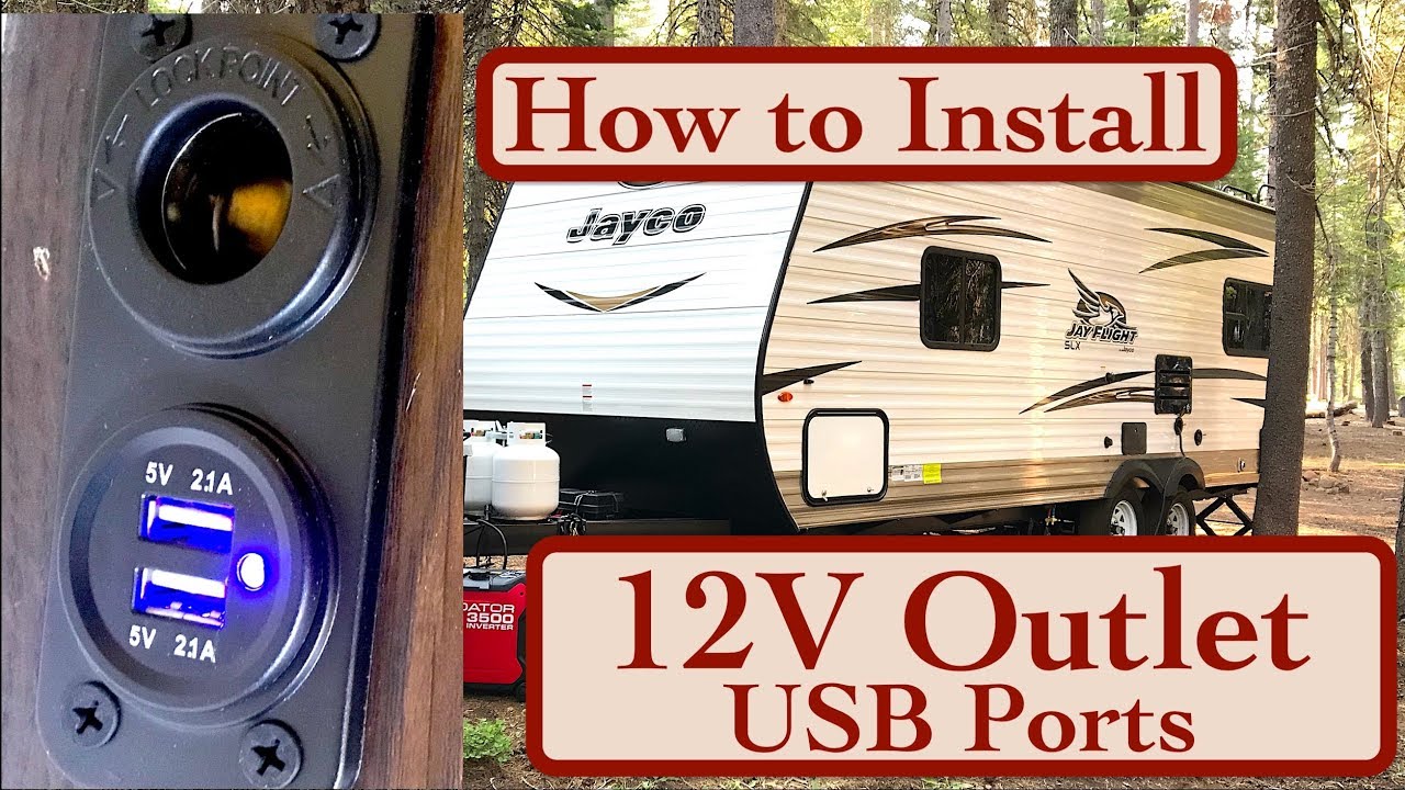 12 volt outlet in travel trailer