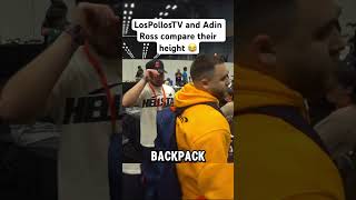 LosPollosTV and Adin Ross compare their height 😂 #lospollostv #adinross Details