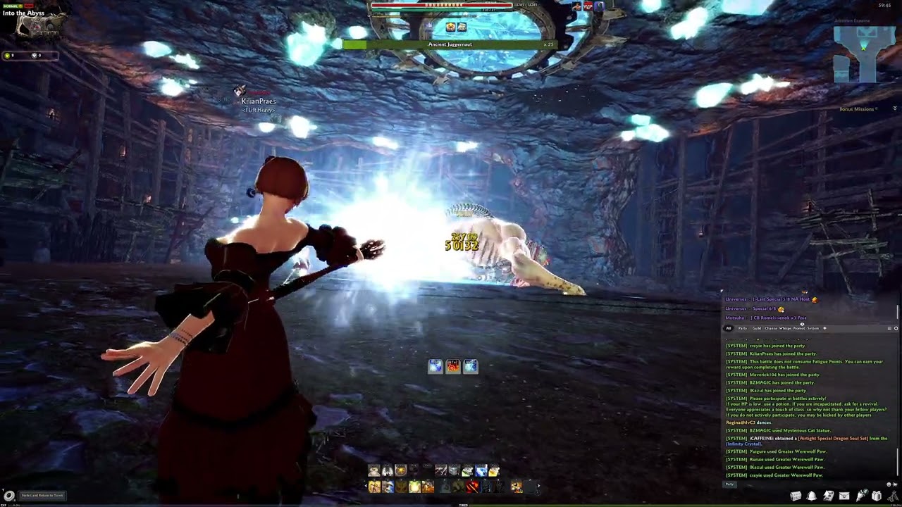 Vindictus bug: Staff Evie loses cast-saved spells