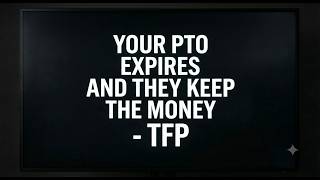 Why Your PTO Was Designed So You'd Never Use It