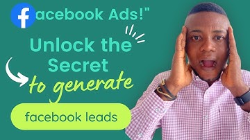Unlock the secret to creating lead-generating facebook ads
