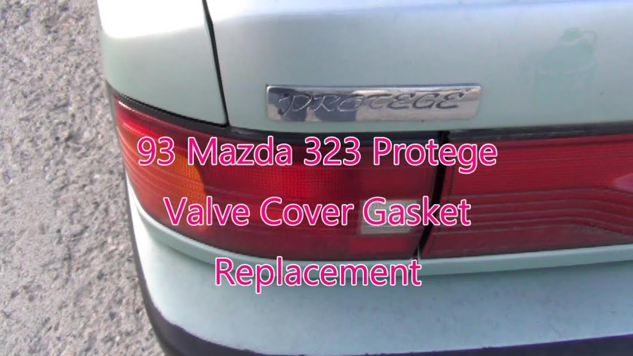 93 Mazda Protege Valve Cover Gasket YouTube
