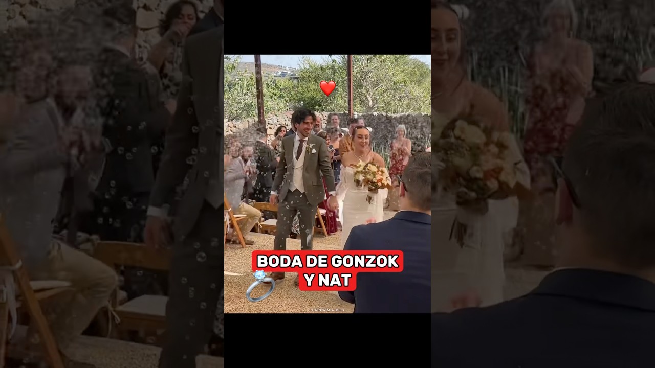 BODA DE GONZOK Y NAT ❤️ hermosa boda del youtuber Gonzok 