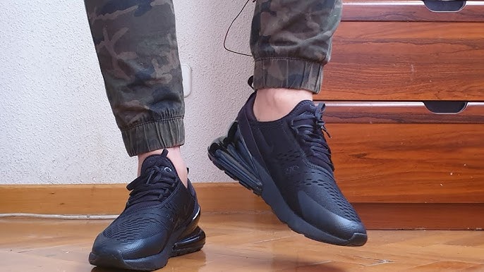 Nike Air Max 270 Triple Black On-Feet Look