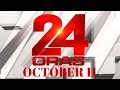 24 oras october 11 ,2017  philippines new today