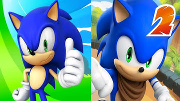 Sonic Dash VS Sonic Dash 2: Sonic Boom Gameplay (Android,iOS) - Part 1