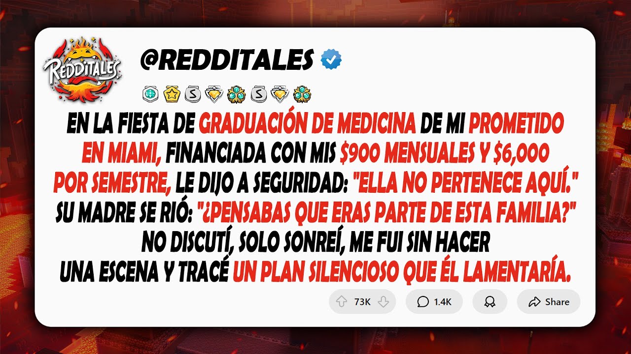 Dijo que no pertenecía a su fiesta de la facultad de medicina después de haber pagado todo...