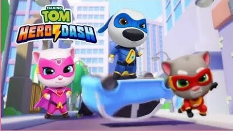 Talking Tom Hero Dash - Hank - 3 x Gameplay Android and IOS