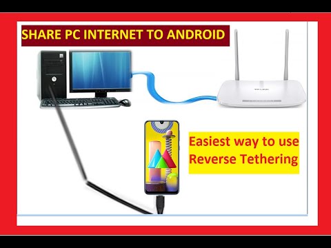 Share PC internet to Mobile (Reverse Tethering _ Easiest Method)