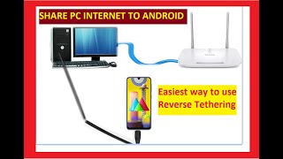 Share PC internet to Mobile (Reverse Tethering _ Easiest Method) screenshot 5