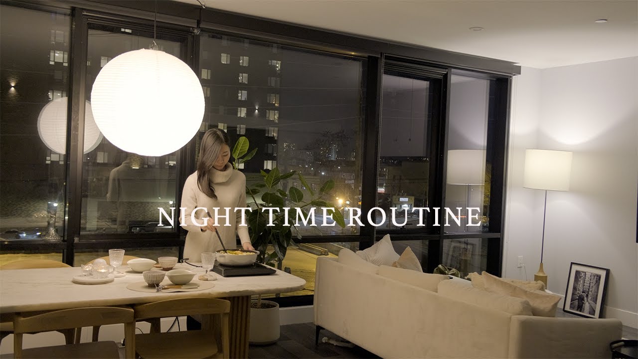 Cozy Night Routine🌙Going to bed at 11PM to wake up early the next day ...