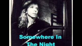 Tommy Shaw - Somewhere In the Night chords
