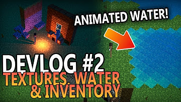 I added ANIMATED WATER to MY GAME | DEVLOG #2 (Mini) - New textures, Water & Inventory with UI