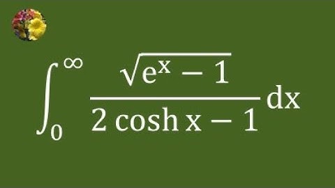 Solving the improper integral using algebraic manipulation and a special technique