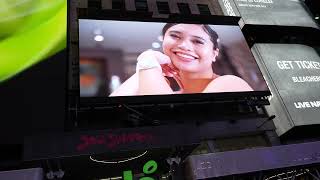 Mazalito47th Mazalitonyc Benny The Jewelry Times Square Billboards Paula Model Alexanderegurman