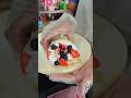 Sweet Crepe Strawberry and Blueberries, Thai Street Food. #shorts #streetfood #asianfood